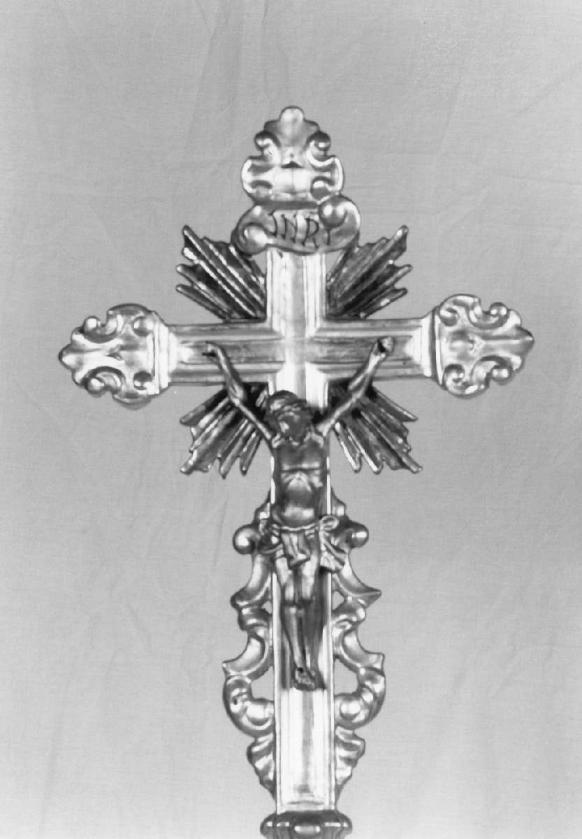 croce d'altare - manifattura emiliana (seconda metà sec. XVIII)