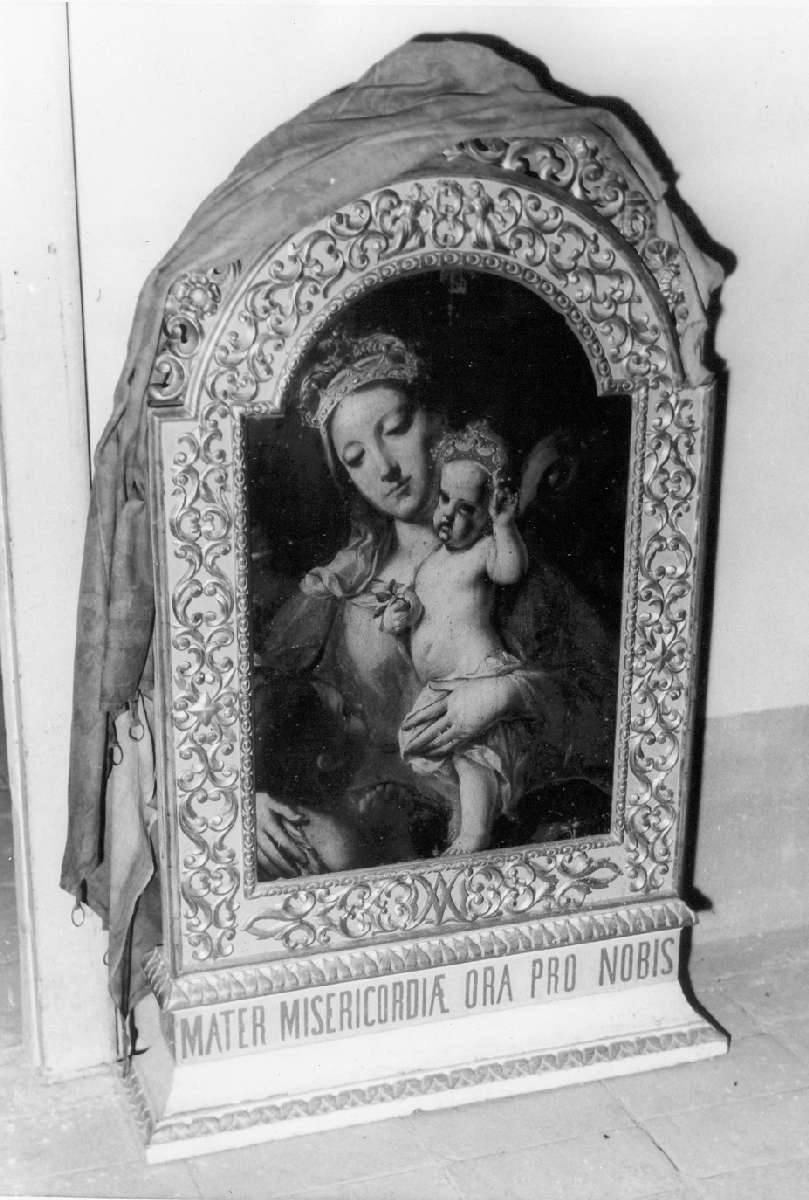 Sacra Famiglia con San Giovannino (dipinto) di Vellani Francesco (attribuito) (sec. XVII)