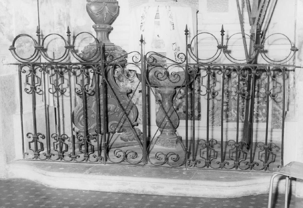 fonte battesimale - a fusto - manifattura veronese (metà sec. XVIII)