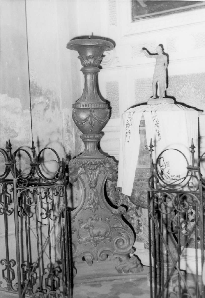 candelabro - manifattura emiliana (metà sec. XVIII)