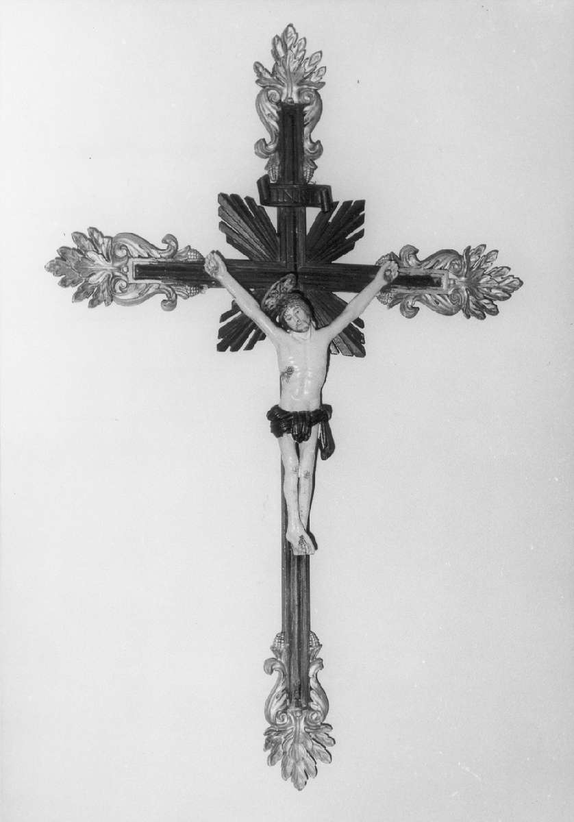 Cristo crocifisso (scultura) - manifattura emiliana (prima metà sec. XIX)