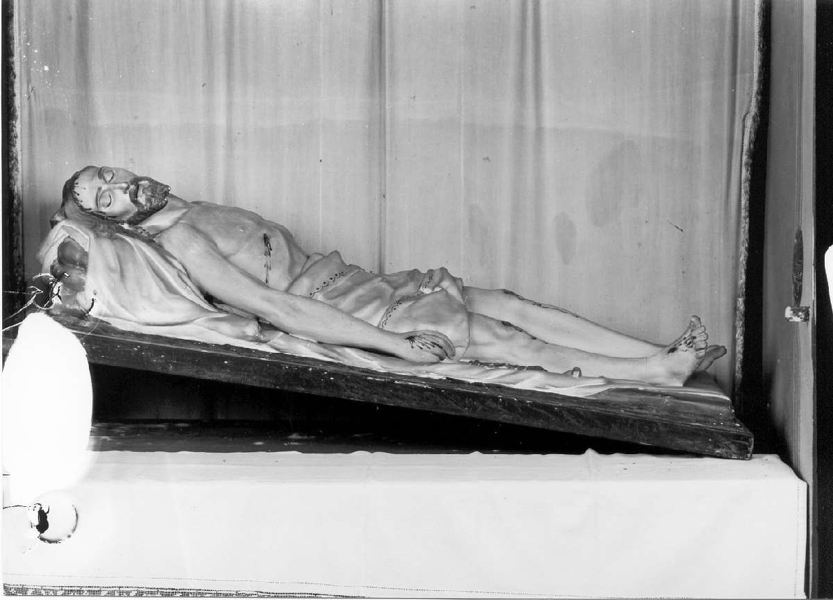 Cristo morto (statua) - manifattura italiana (primo quarto sec. XX)