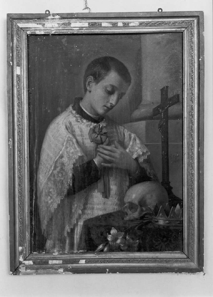 San Luigi Gonzaga (dipinto) di Bigoni Venceslao (sec. XIX)