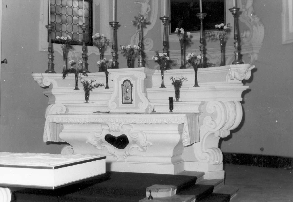 altare maggiore - manifattura modenese (seconda metà sec. XVIII)