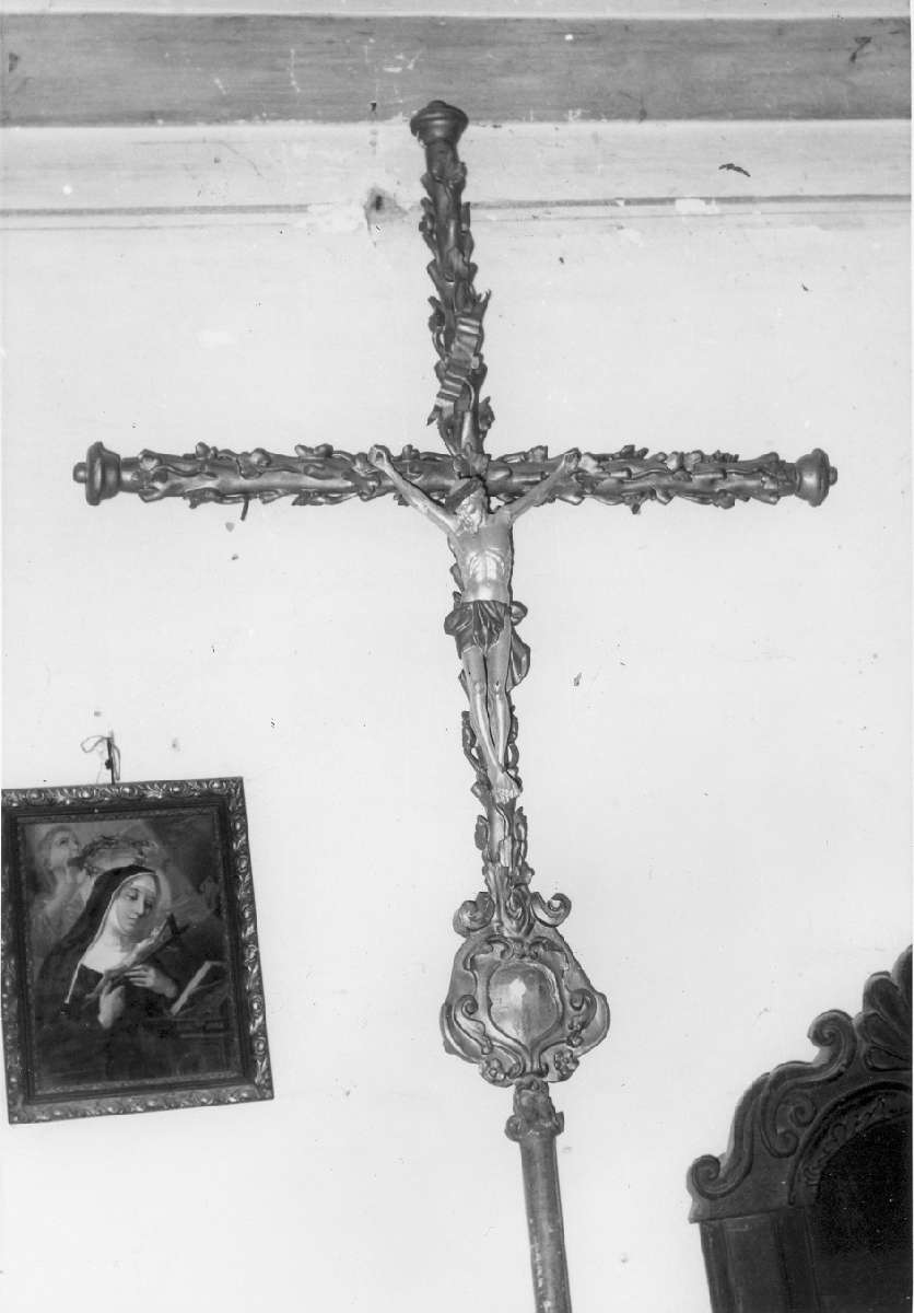 croce processionale - manifattura modenese (metà sec. XVIII)