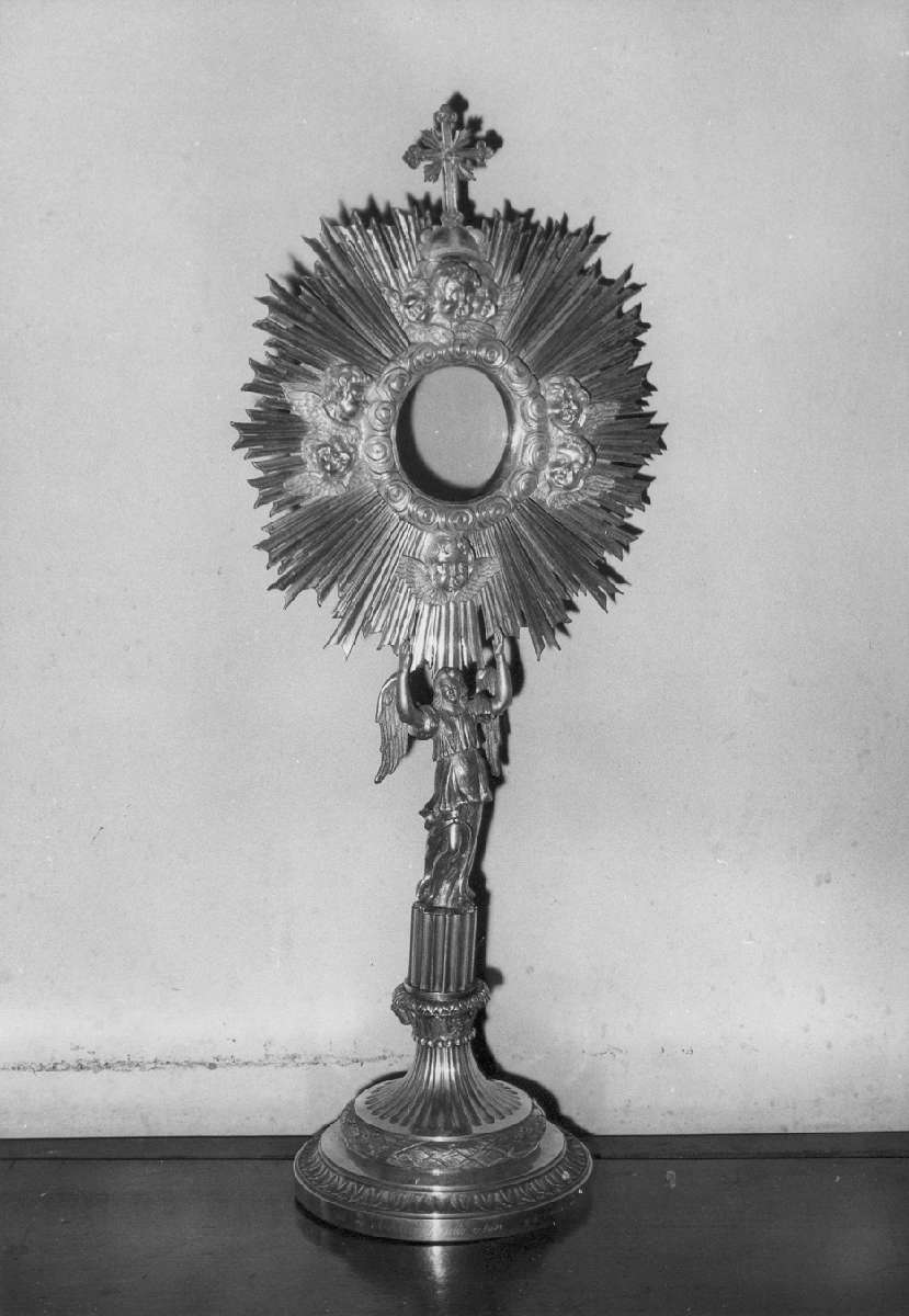 ostensorio - a raggiera - manifattura modenese (prima metà sec. XIX)