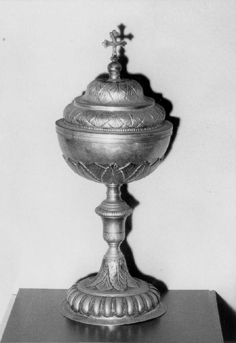 pisside - manifattura emiliana (prima metà sec. XIX)