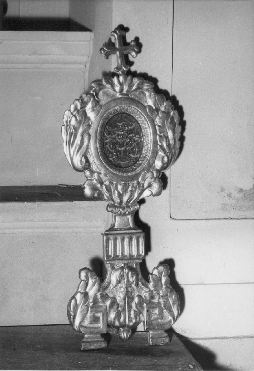 reliquiario - a ostensorio - manifattura emiliana (metà sec. XIX)