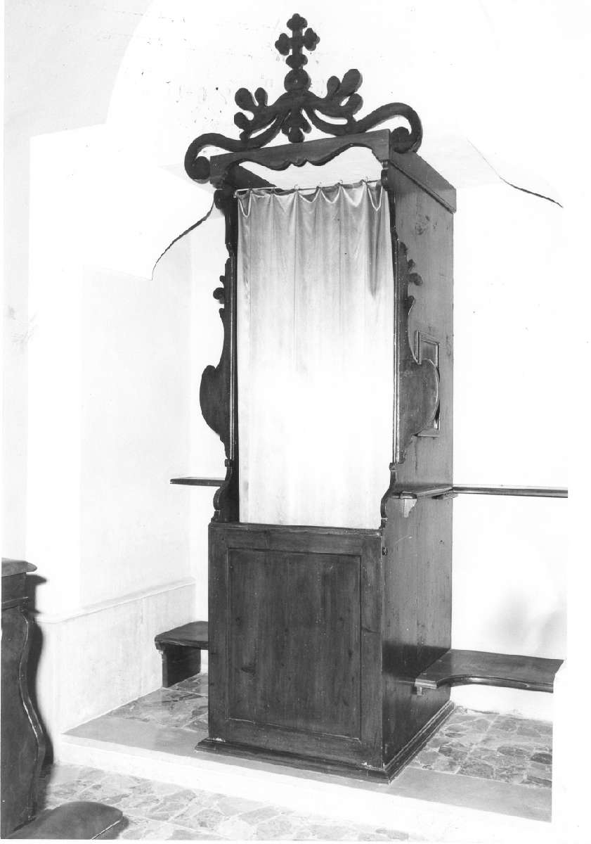 confessionale, serie - manifattura modenese (sec. XIX)