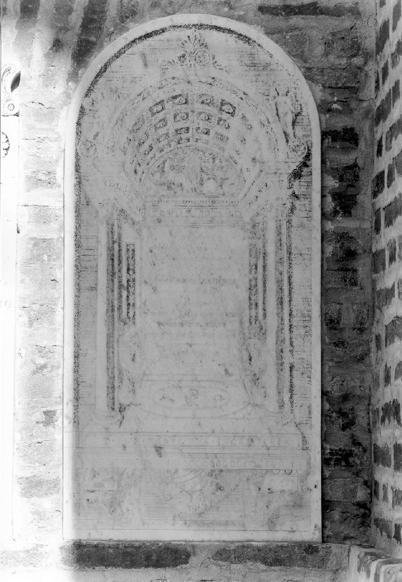 lapide tombale - manifattura emiliana (sec. XX)