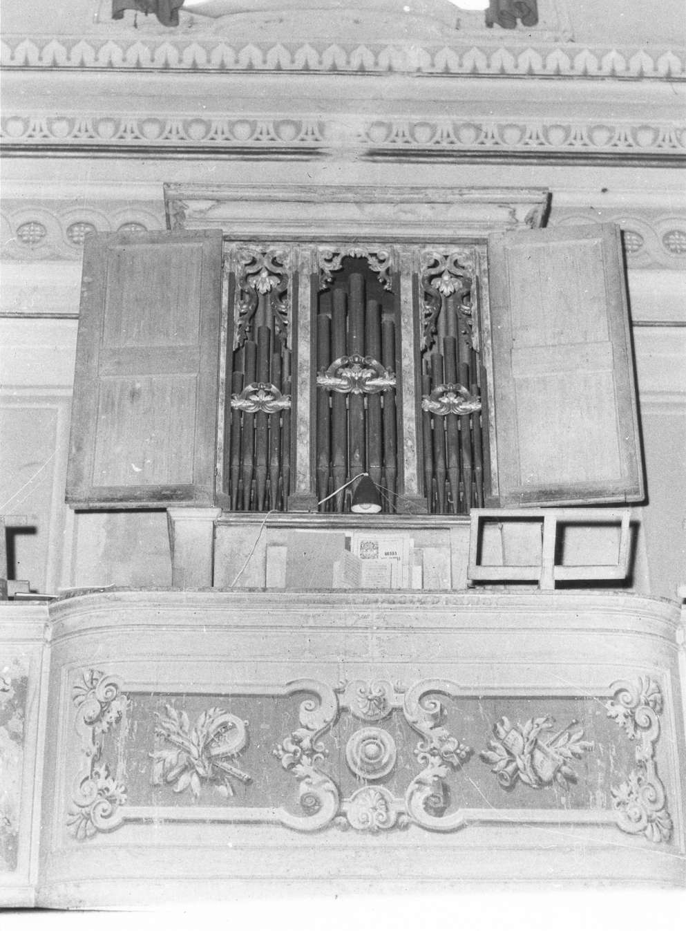 cassa d'organo - manifattura modenese (sec. XVIII)