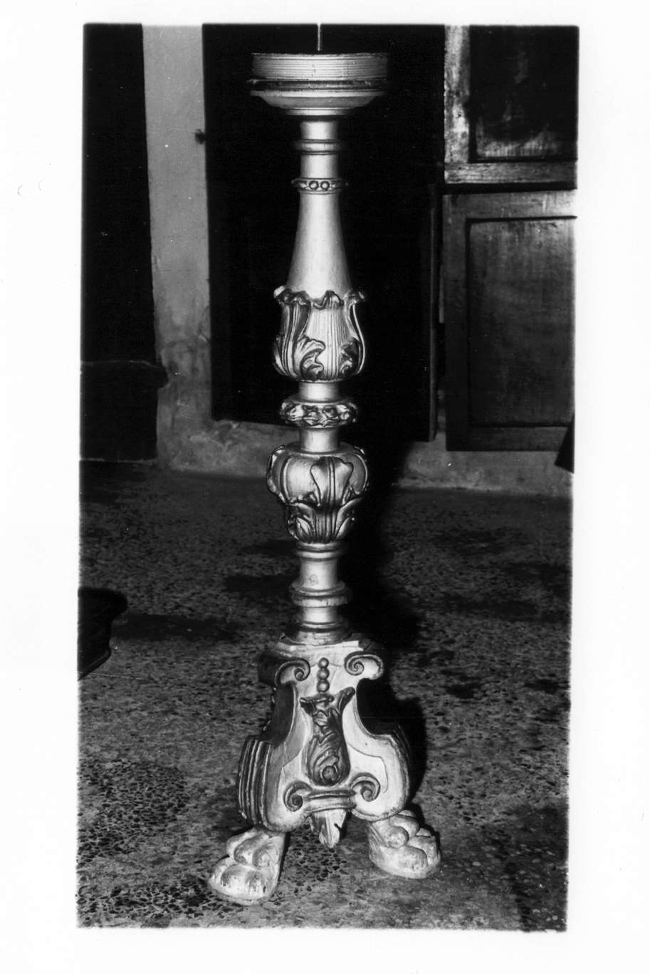 candelabro - manifattura reggiana (prima metà sec. XVIII)