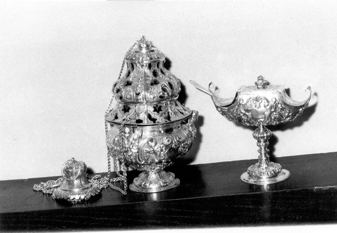 navicella portaincenso - manifattura emiliana (seconda metà sec. XVIII)