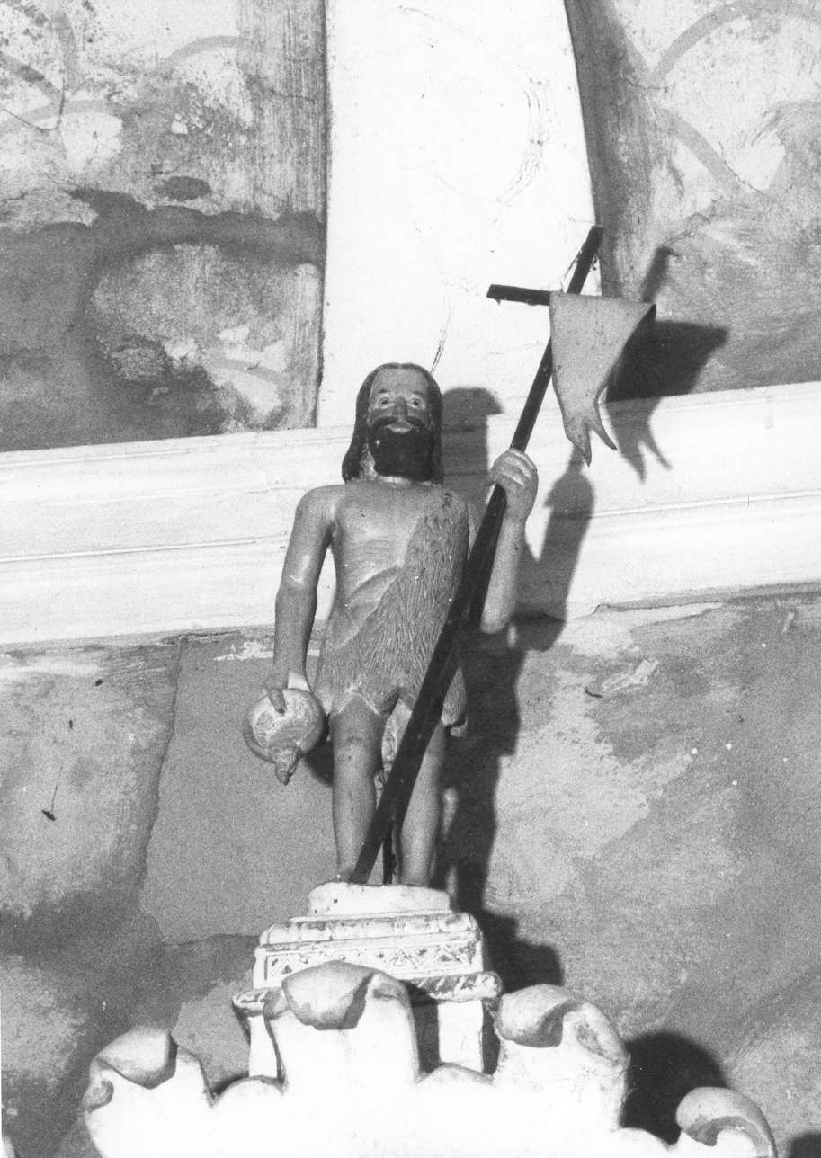 San Giovanni Battista (scultura) - ambito reggiano (fine sec. XVI)