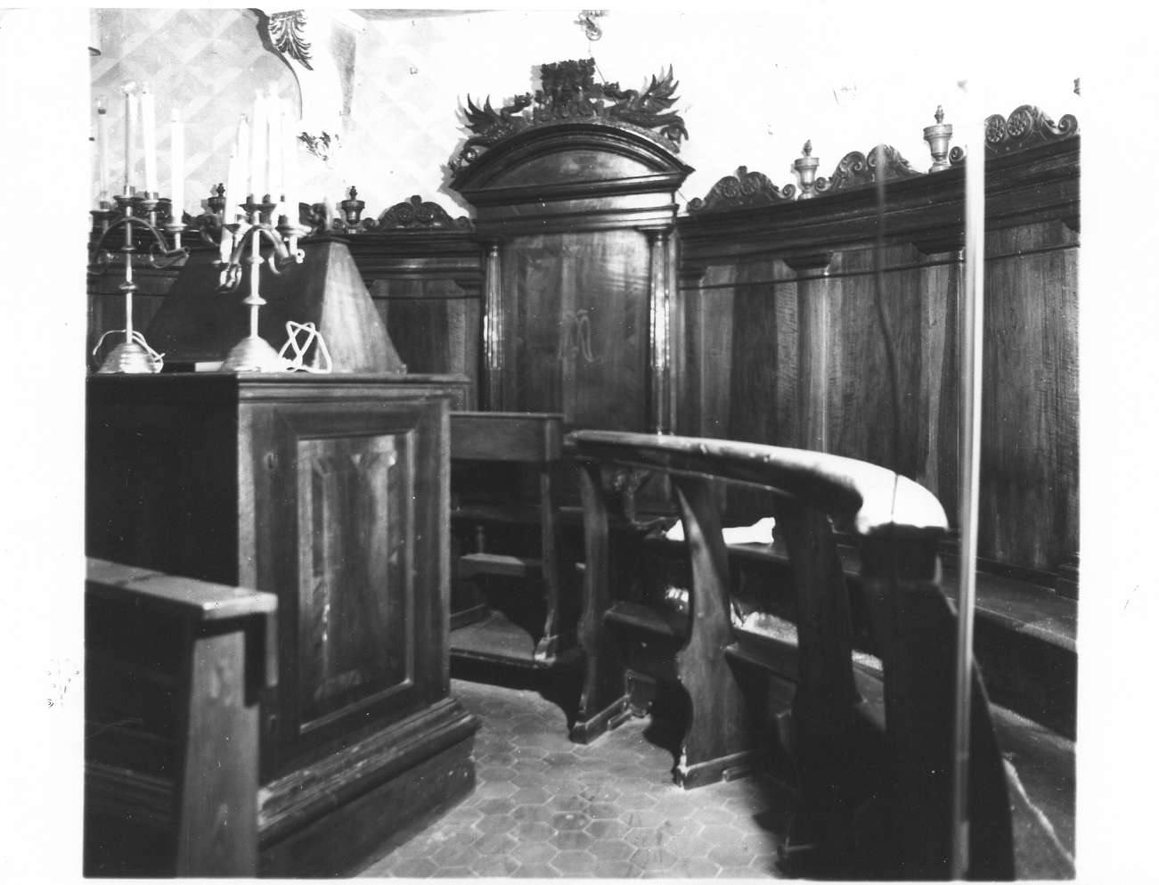 stalli del coro - manifattura reggiana (prima metà sec. XIX)