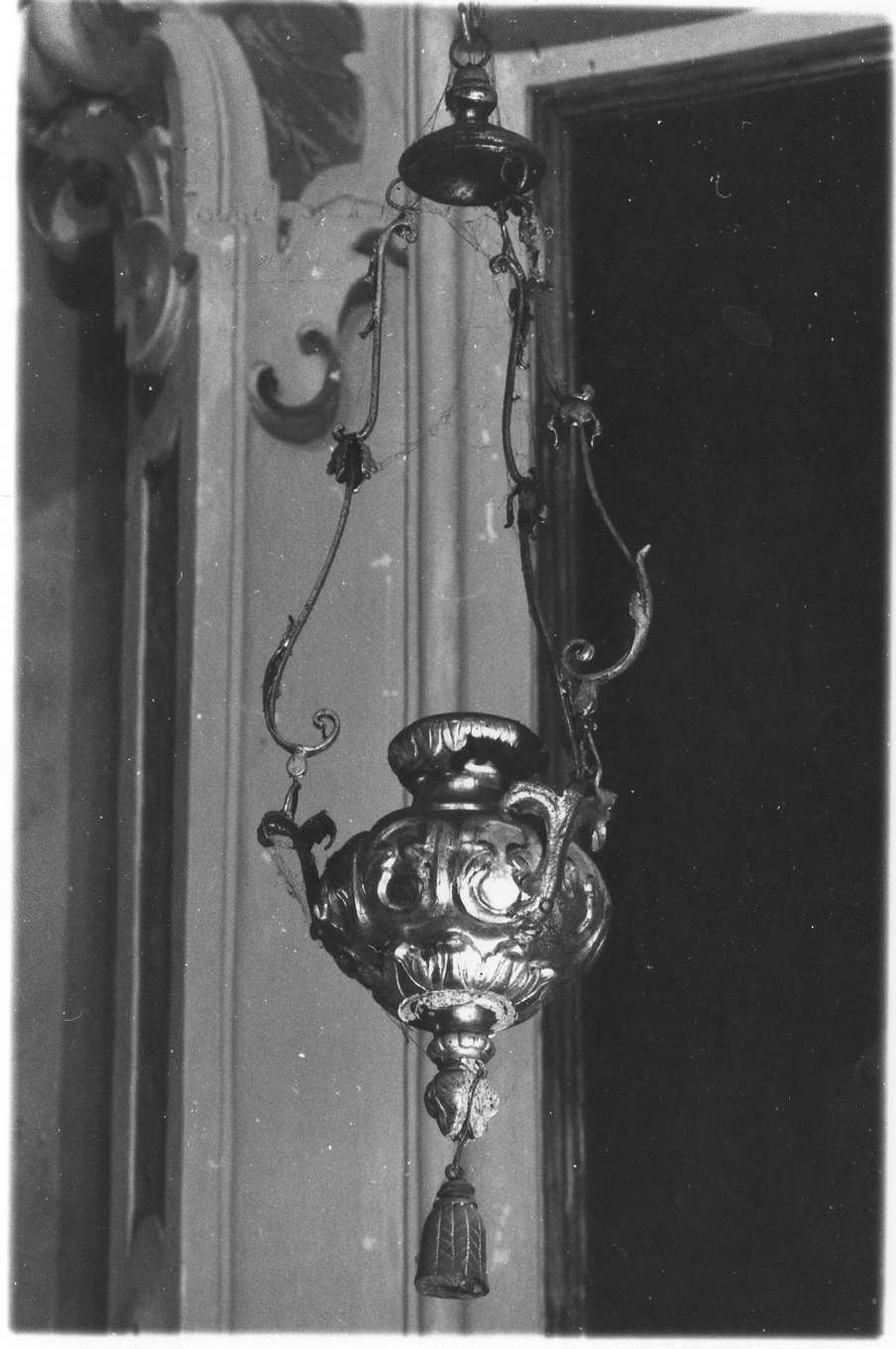 lampada pensile, serie - manifattura reggiana (seconda metà sec. XVIII)