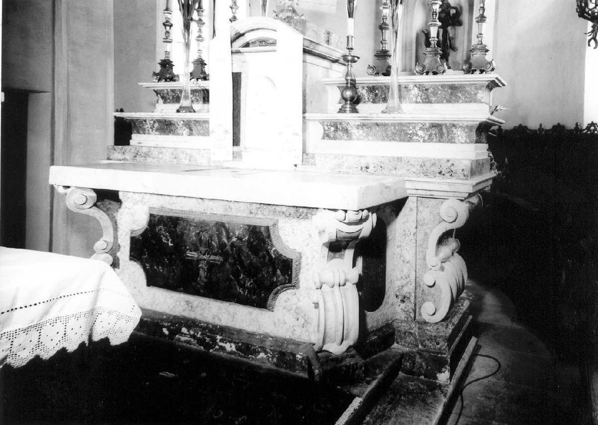 altare maggiore di Tondelli Francesco (sec. XIX)