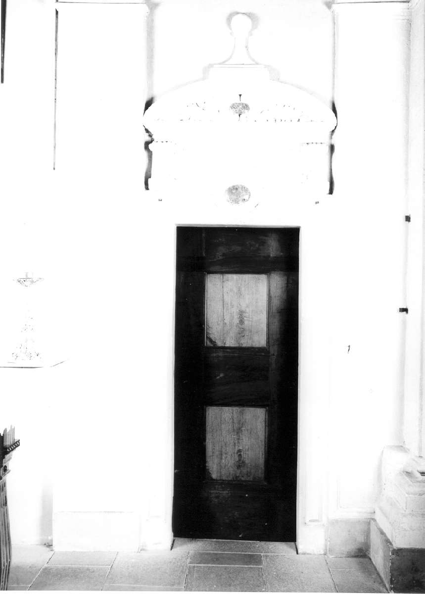 mostra di porta - manifattura reggiana (metà sec. XVIII)