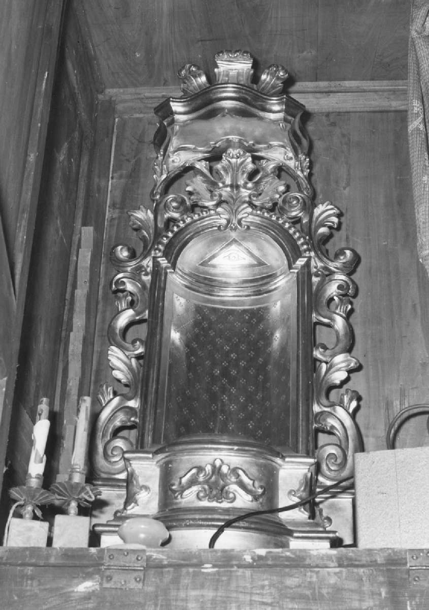 trono per esposizione eucaristica - manifattura emiliana (seconda metà sec. XIX)