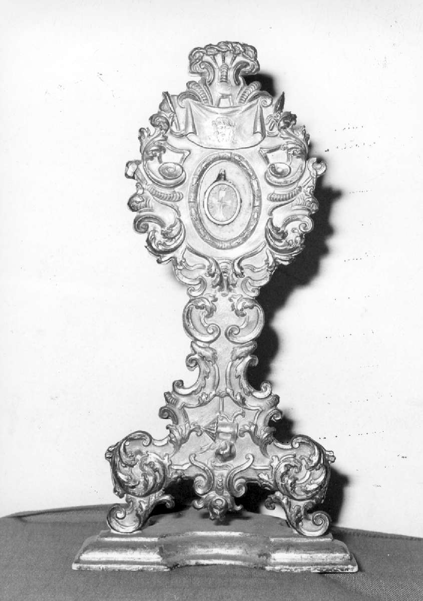 reliquiario - a ostensorio - manifattura emiliana (metà sec. XVIII)