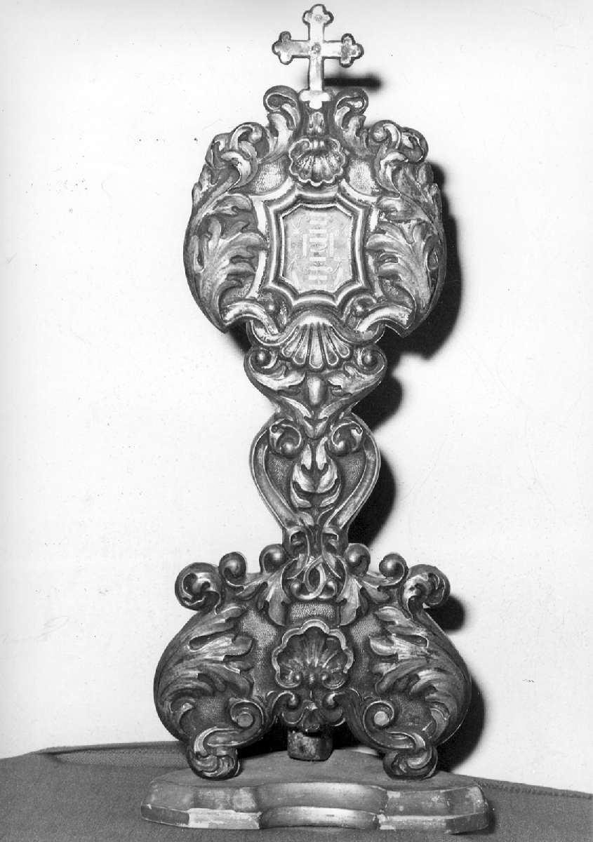 reliquiario - a ostensorio - manifattura emiliana (prima metà sec. XIX)