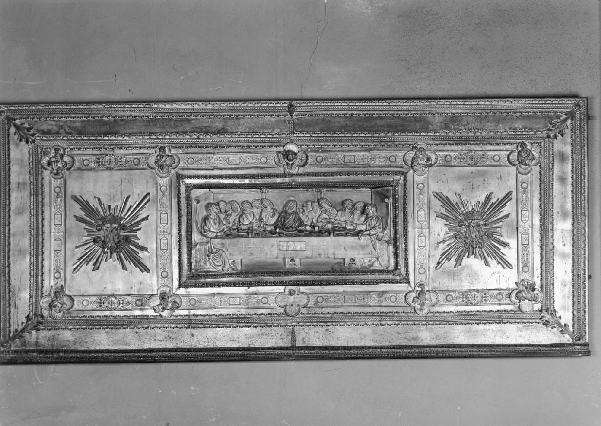 ultima cena (paliotto) - manifattura milanese (sec. XIX)