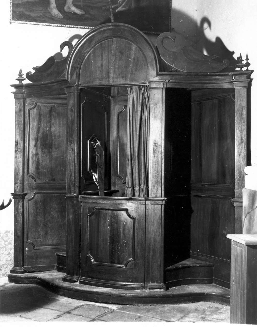 confessionale, serie - manifattura reggiana (sec. XIX)