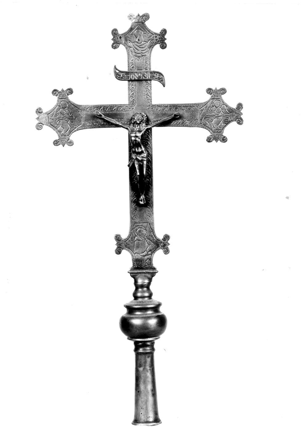 croce processionale - manifattura emiliana (prima metà sec. XVII)