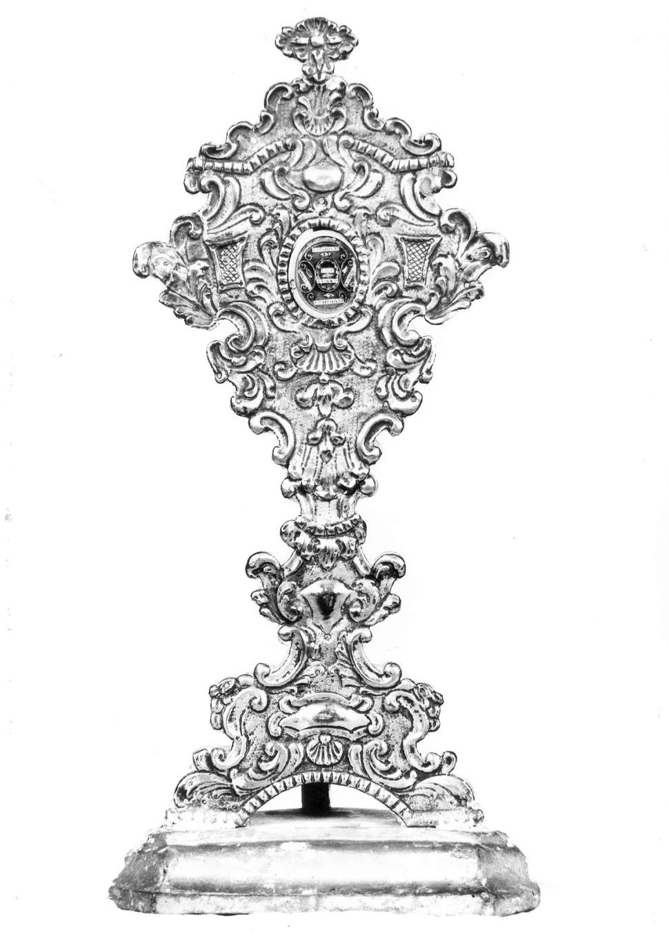 reliquiario - a ostensorio, serie - manifattura emiliana (seconda metà sec. XVIII)