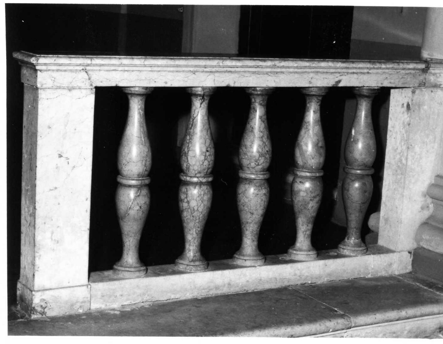 balaustrata, serie - bottega modenese (prima metà sec. XIX)