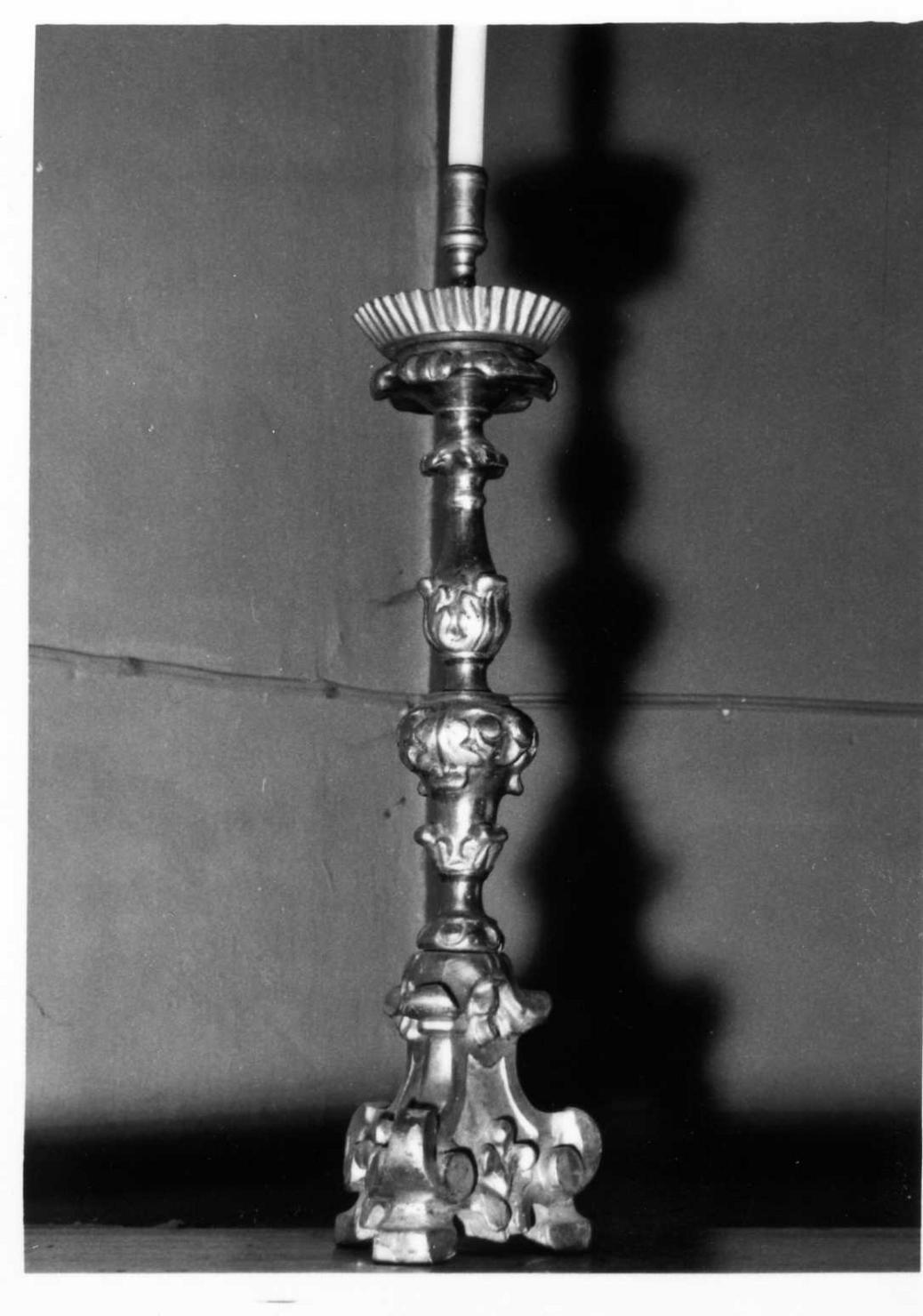 candeliere, serie - bottega modenese (seconda metà sec. XVIII)