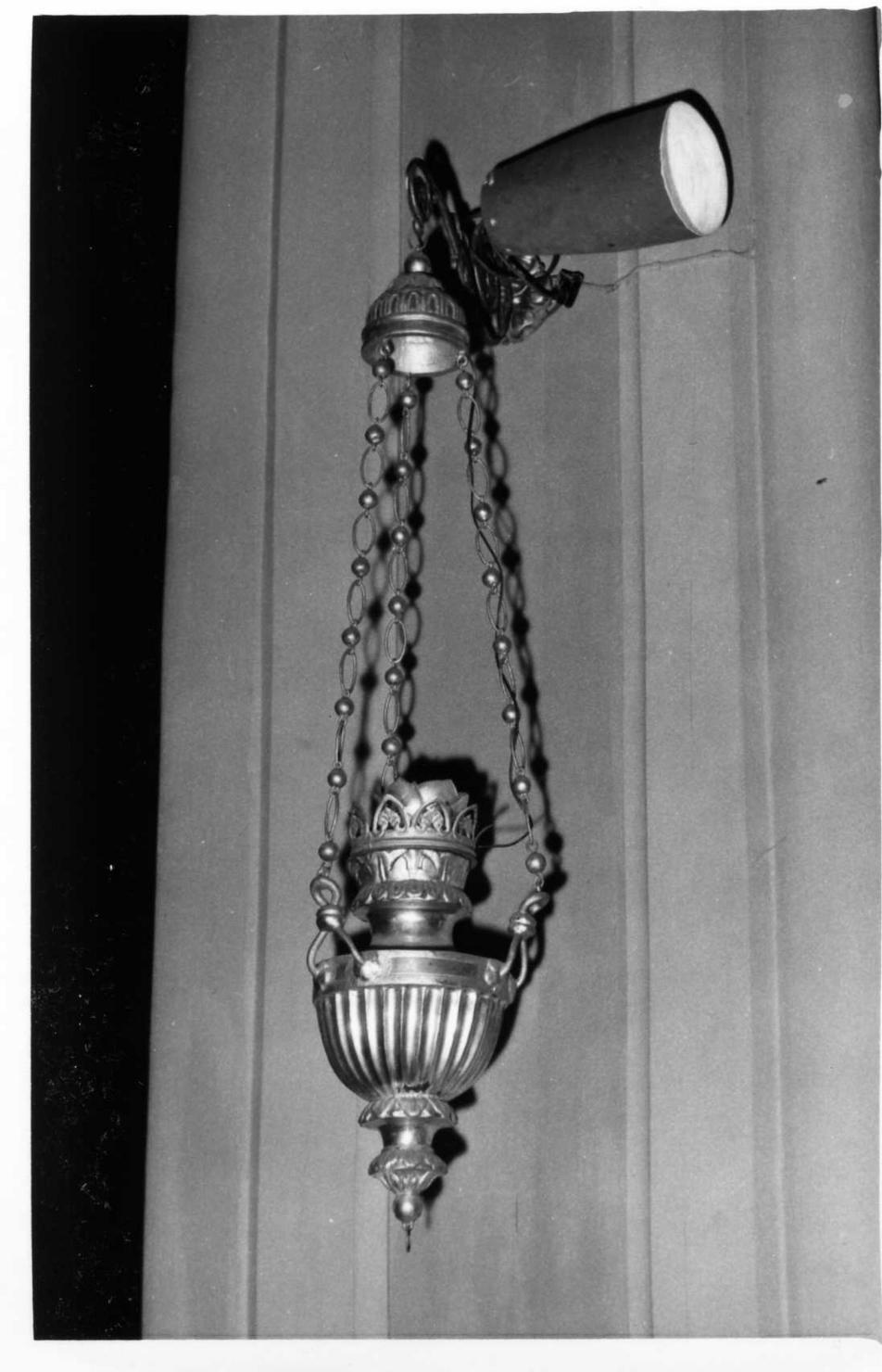 lampada pensile, serie - bottega modenese (prima metà sec. XIX)