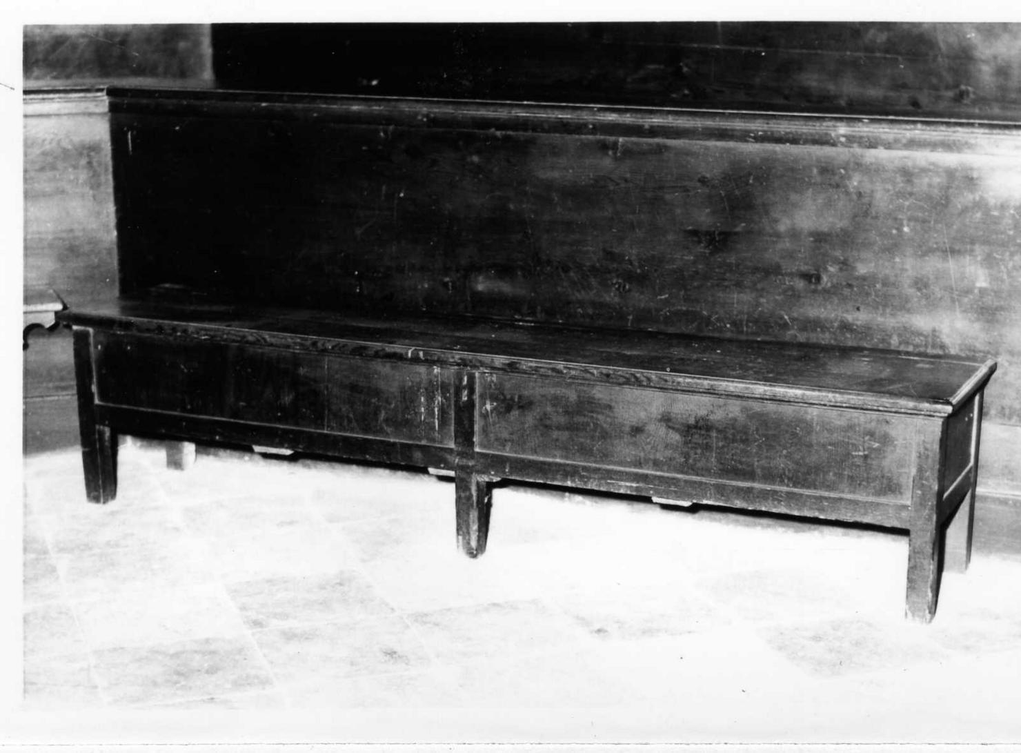 cassone di sacrestia, serie - bottega modenese (inizio sec. XIX)