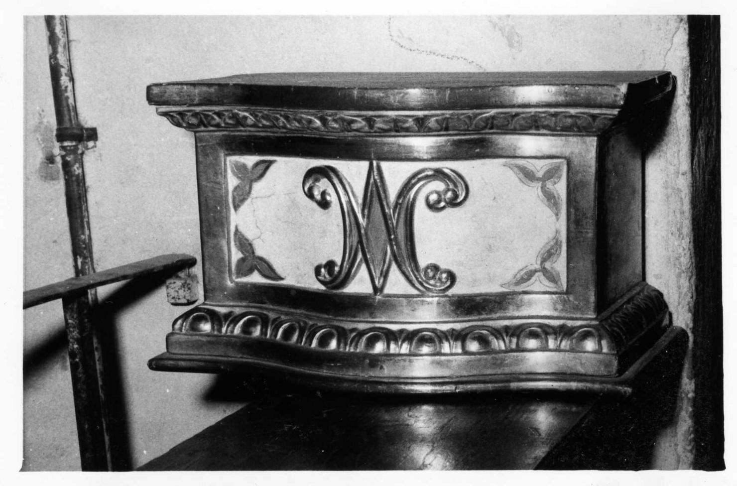 mensola - bottega emiliana (prima metà sec. XIX)