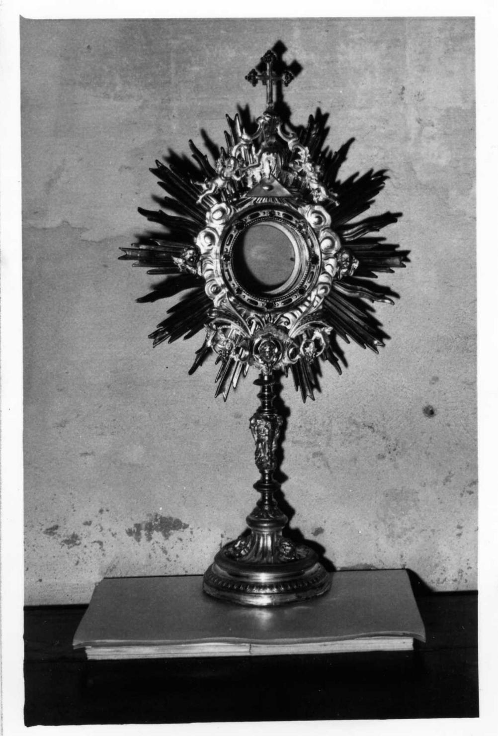 ostensorio - bottega italiana (fine sec. XIX)