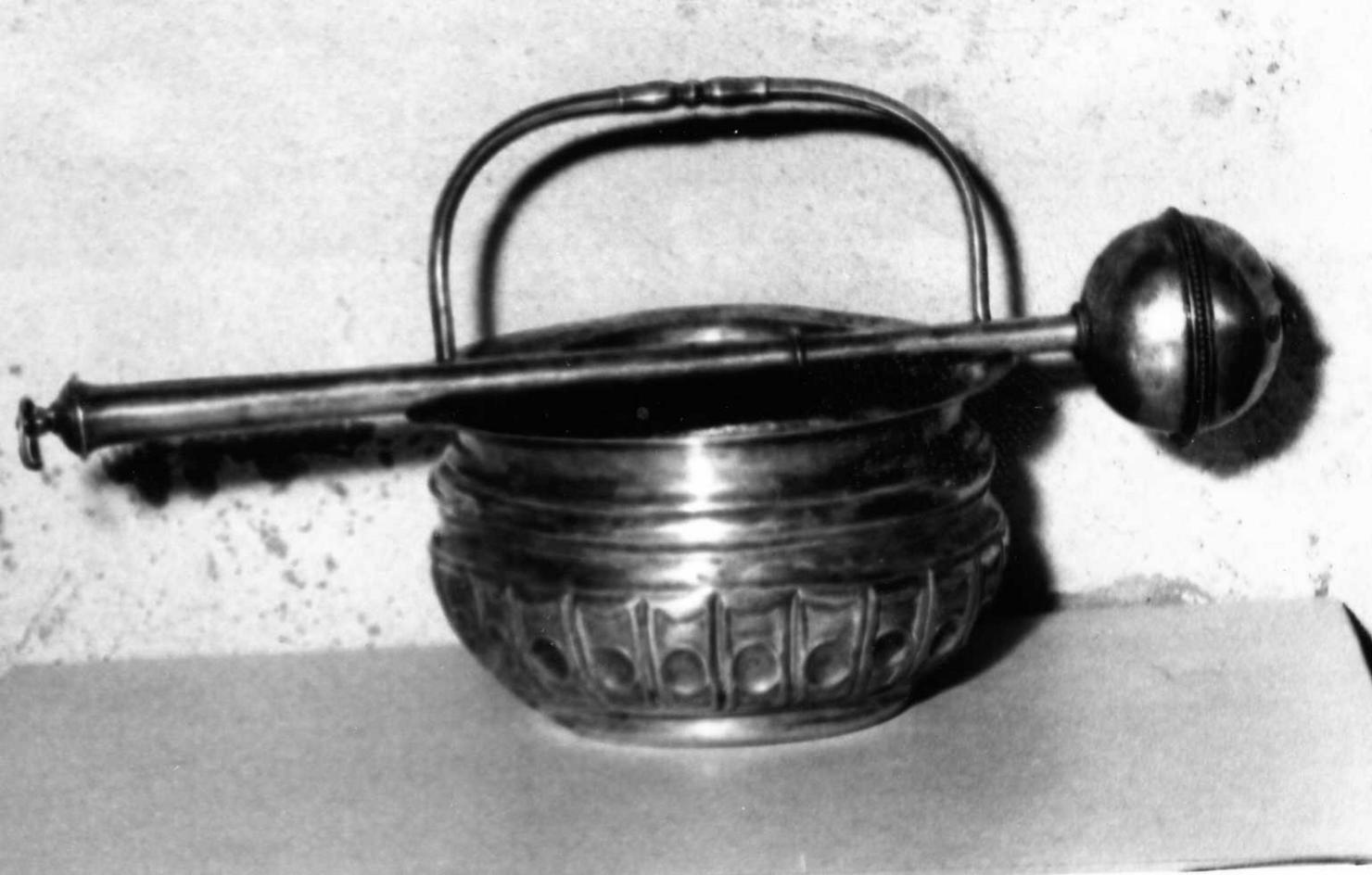 secchiello per l'acqua benedetta - bottega modenese (prima metà sec. XIX)