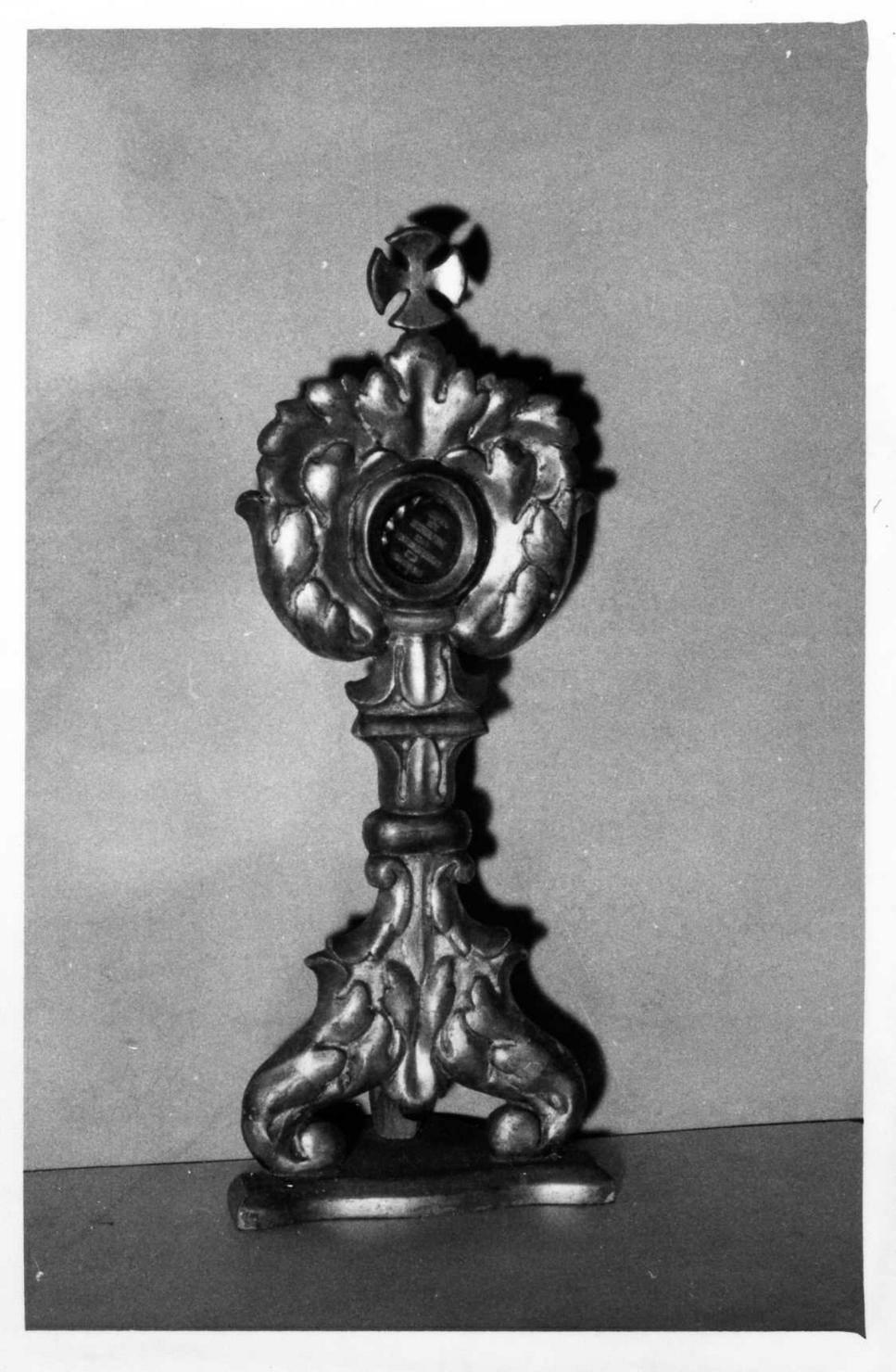 reliquiario-ostensorio - bottega modenese (prima metà sec. XIX)