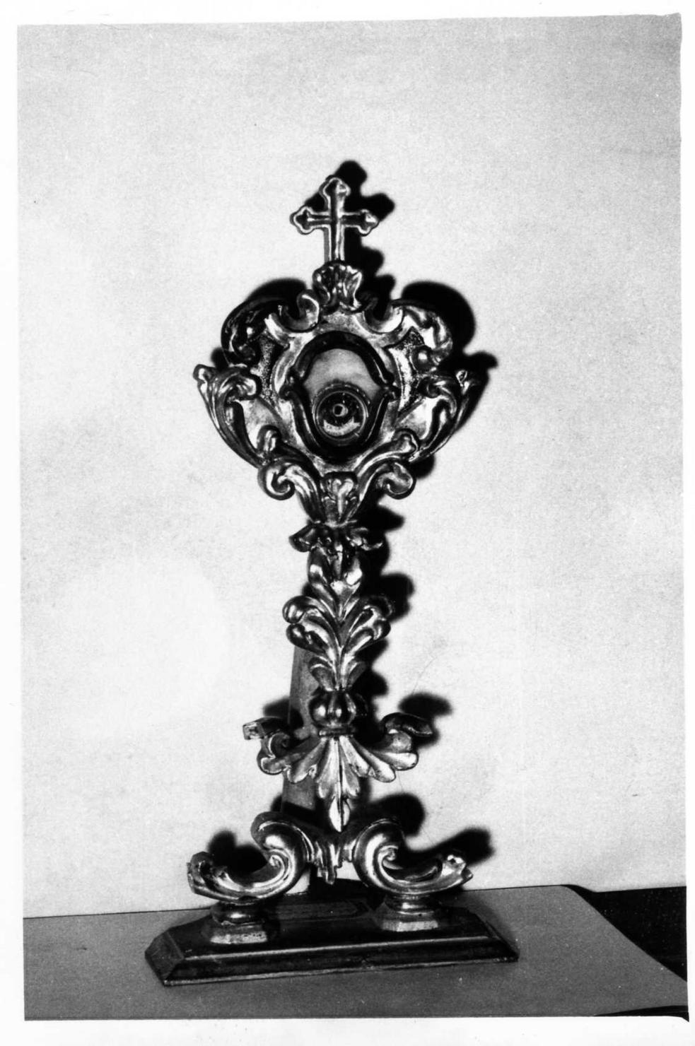 reliquiario-ostensorio - bottega emiliana (metà sec. XVIII)