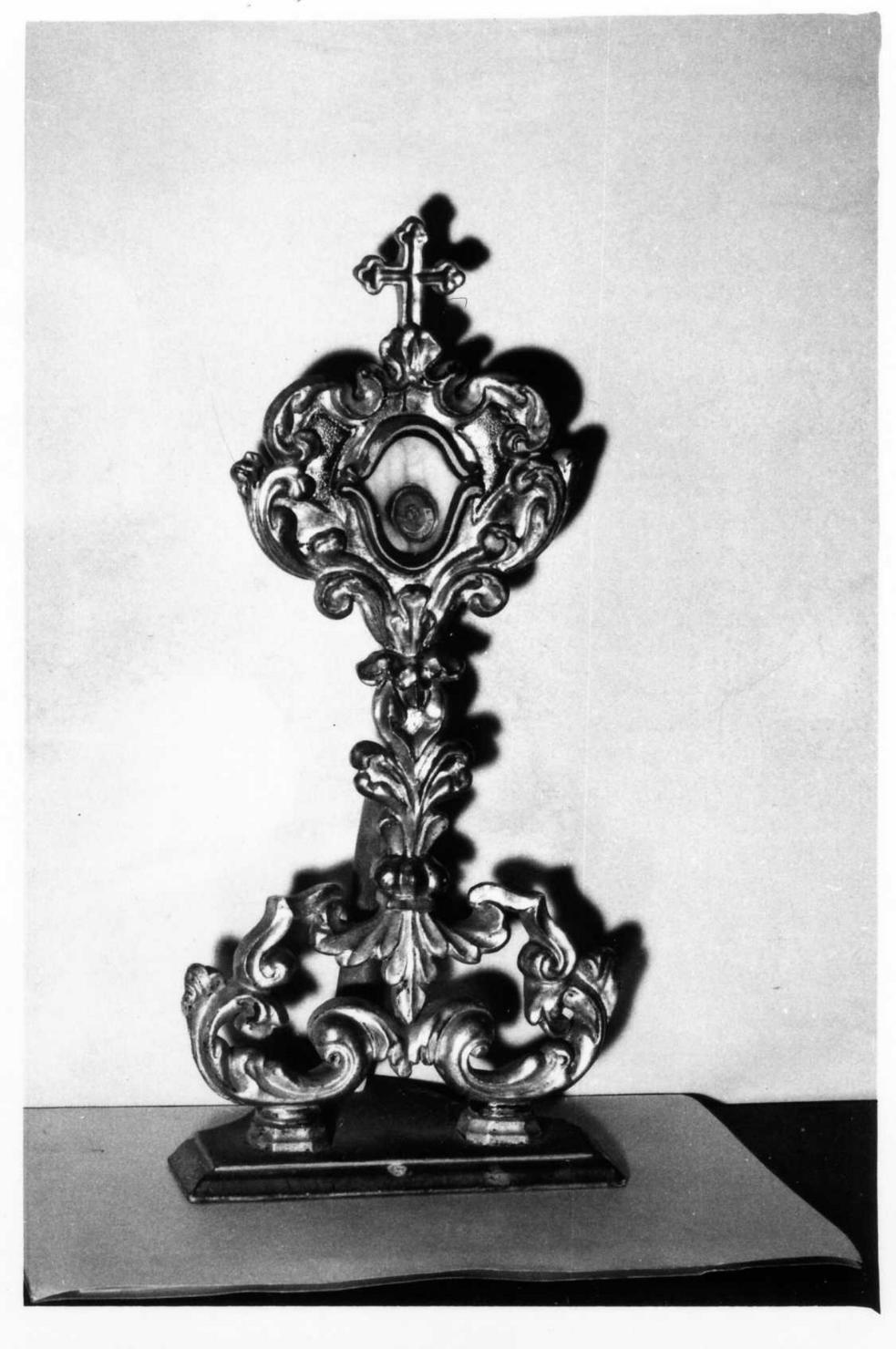 reliquiario-ostensorio - bottega emiliana (metà sec. XVIII)