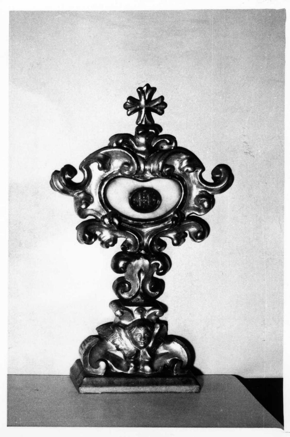 reliquiario-ostensorio - bottega emiliana (seconda metà sec. XVII)