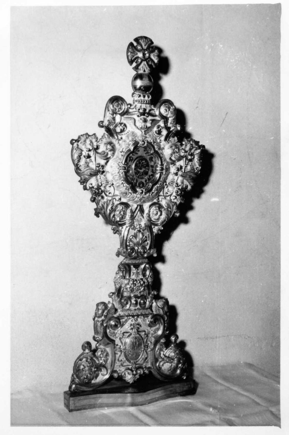 reliquiario-ostensorio - bottega modenese (prima metà sec. XIX)