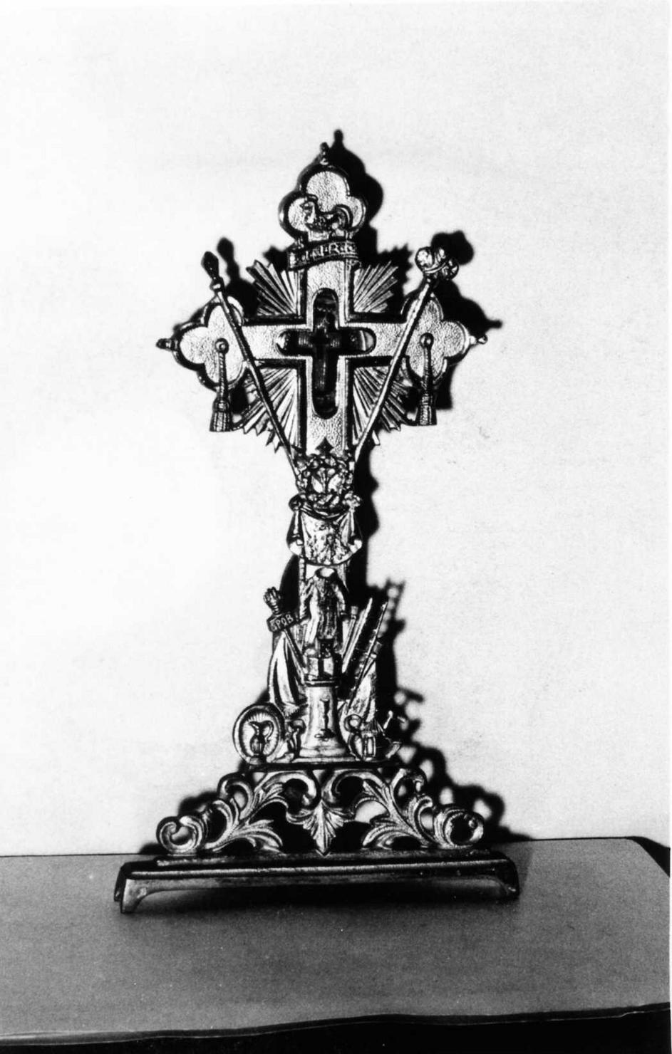 reliquiario-ostensorio - bottega emiliana (prima metà sec. XIX)