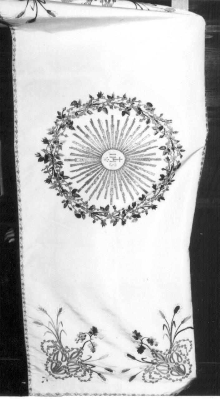 velo omerale - manifattura italiana (inizio sec. XX)