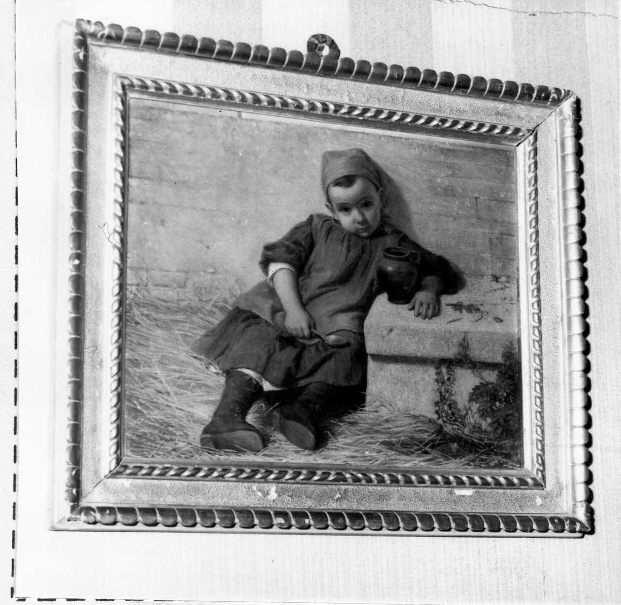 La poverella, bambina (dipinto) di Lugli Albano (metà sec. XIX)