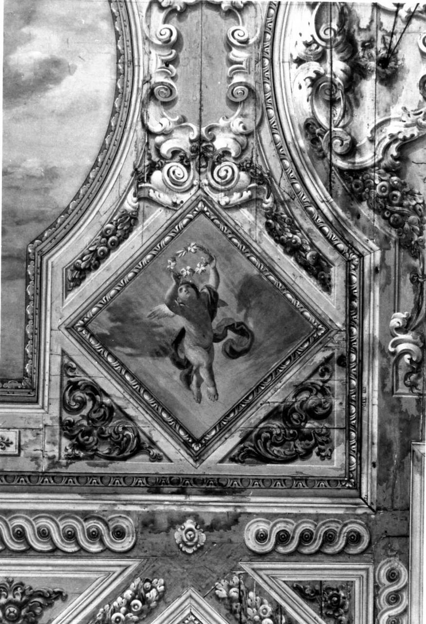 angelo reggicorona (dipinto) - ambito modenese (seconda metà sec. XVII)