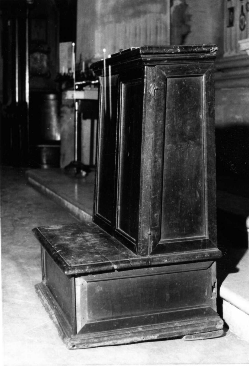 inginocchiatoio - bottega modenese (metà sec. XVIII)