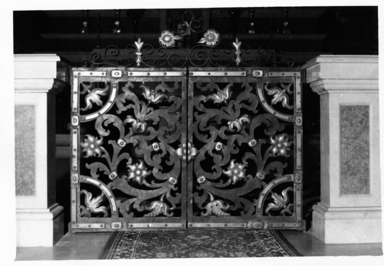 cancellata del presbiterio - bottega modenese (seconda metà sec. XVII)