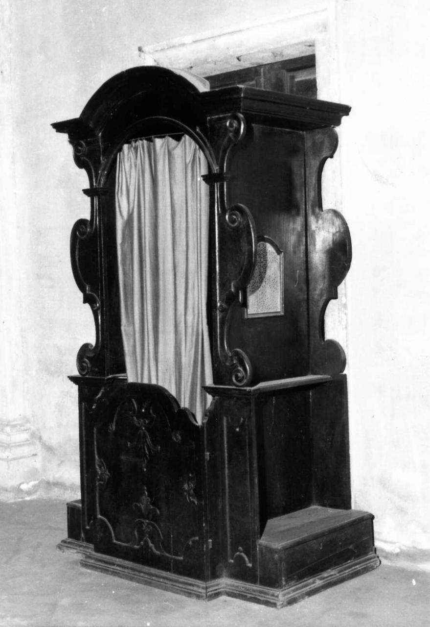 confessionale - bottega modenese (prima metà sec. XVIII)