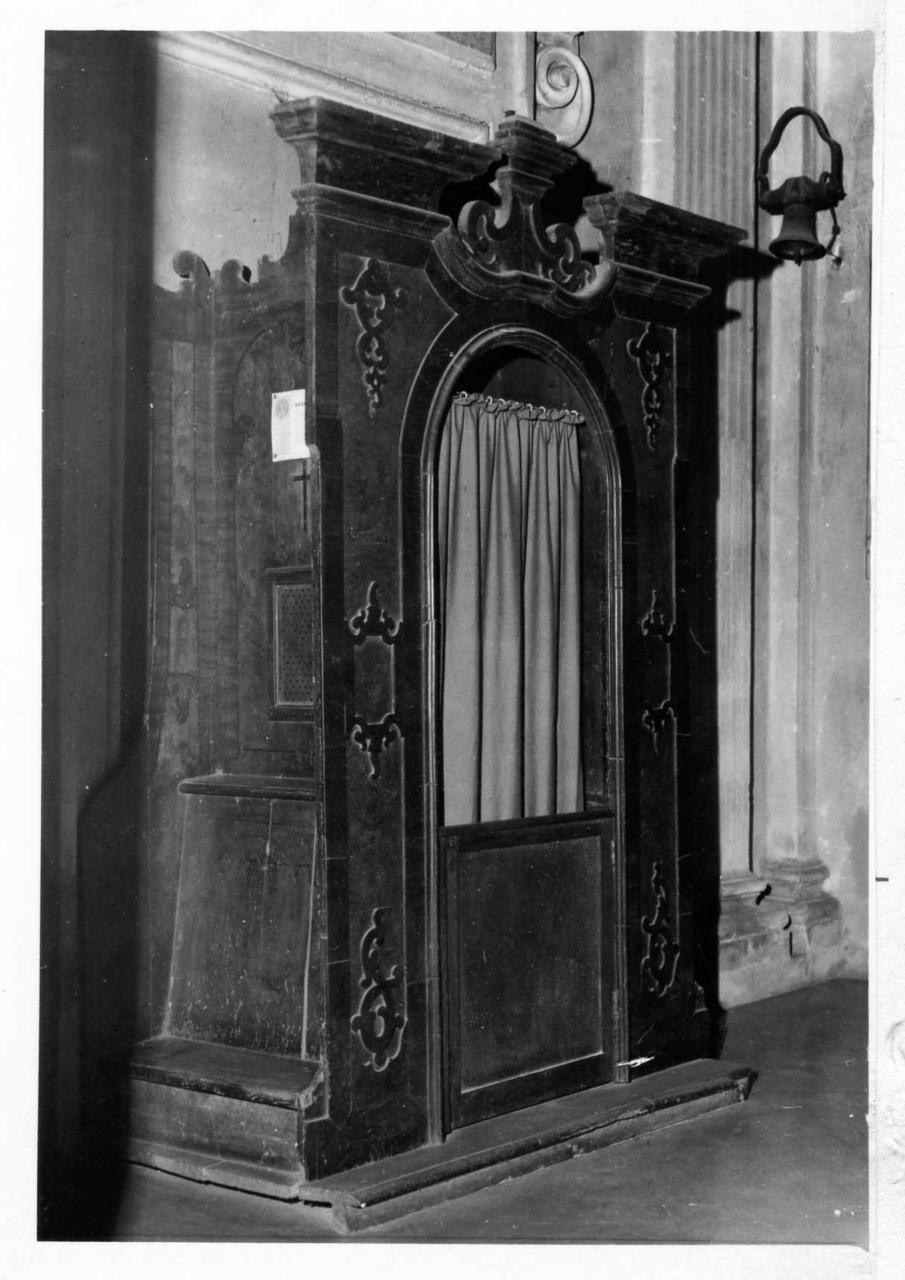 confessionale - bottega modenese (prima metà sec. XVIII)