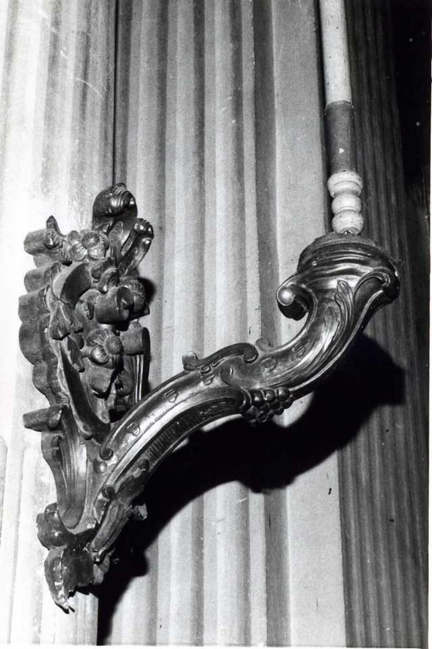 candeliere da parete, serie - bottega modenese (seconda metà sec. XVIII)